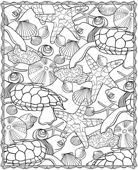 ocean sea life colouring pages coloring home