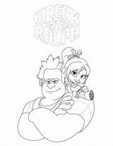 Wreck Ralph Coloring Pages Luigil Sketch Stencil Vanellope Covers Disney Movie Choose Board Dlf Pt sketch template