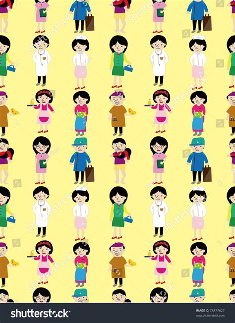 cartoon people job icon stock vector illustration  shutterstock