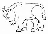 Burro Asno Donkey Colorir Colorat Animais Dieren Imagini Planse Colorare Tekeningen Magarus Ezels Colorea Ausmalbilder Ane Tiere Asnos Ferme Burros sketch template