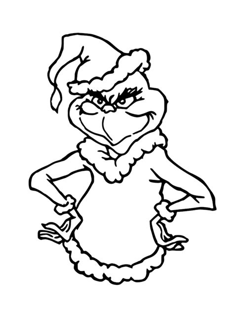 coloring page  grinch coloring pages