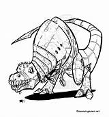 Robot Coloring Trex Dinosaur Pages Dinosaurs sketch template
