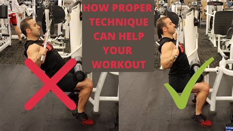 proper technique    workout youtube