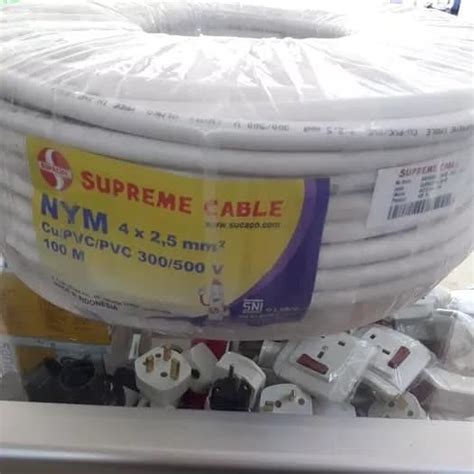 jual kabel listrik nym    mm supreme  roll  meter