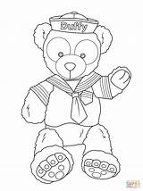 Duffy Disney Bear Coloring Drawing Pages Teddy Supercoloring Clipart Printable Sheets sketch template