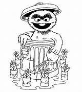 Oscar Coloring Designlooter Grouch Pages sketch template