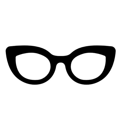 glasses of cat eyes shape free vector icons designed by freepik