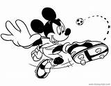 Mickey Mouse Disneyclips Kicking sketch template