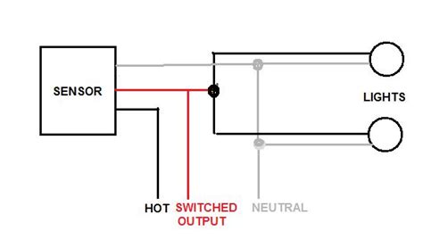 motion sensor wiring schematic
