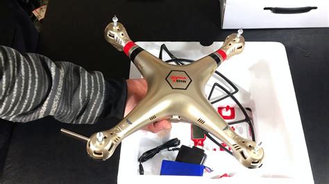 syma xhw wifi drone unboxing cheapest full featured large drone youtube