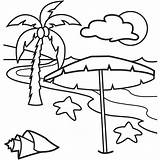 Beaches sketch template
