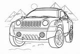 Compas Offroading sketch template