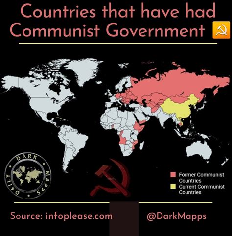 Former Current Communist Countries R Maps