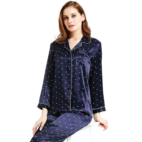 buy womens silk satin pajamas set pajama pyjamas set sleepwear loungewear sm