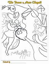 Chagall sketch template