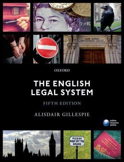 the english legal system alisdair gillespie author 9780198727217