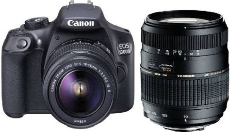 Canon Eos 1300d Dslr Camera With Tamron Af 70 300mm Lens