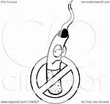 Cigarette Coloring Cartoon Pouting Restriction Symbol Clipart Thoman Cory Outlined Vector 2021 69kb 1024px 1080 sketch template