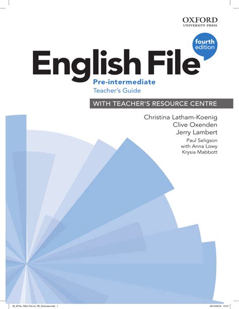 english file  edition pre intermediate tb