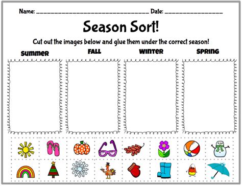 seasons activities poster seasons   year   teachers