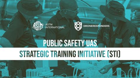 public safety drones astm standardized training dronelife