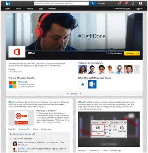 linkedin showcase pages  marketers