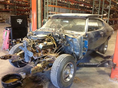 updates   project chevelle front clip removed