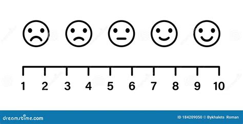 emoji pictogrammen geisoleerde vectorillustratie tevredenheid ratingconcept feedback