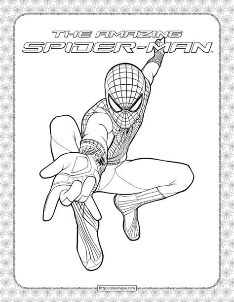 amazing spider man coloring page spiderman coloring coloring
