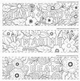 Bookmarks Printable Coloring Color Spring School Read Grow Printables Christmas Back Reading Summer Flower Colouring Kids Pages Adult Botanicalpaperworks Designs sketch template