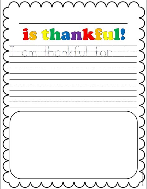 thankful writing prompt   teachers