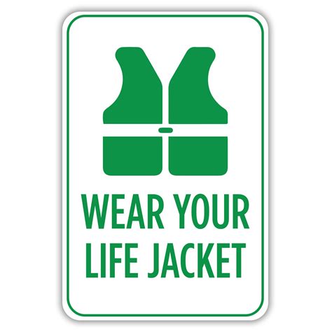 wear  life jacket american sign company