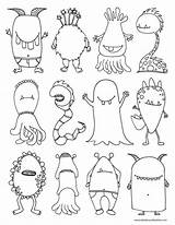 Pages Kids Colouring Coloring Days Long Colour Printable Monsters Creativity Personalise Whatever Comes Outfits Eyes Give Them sketch template