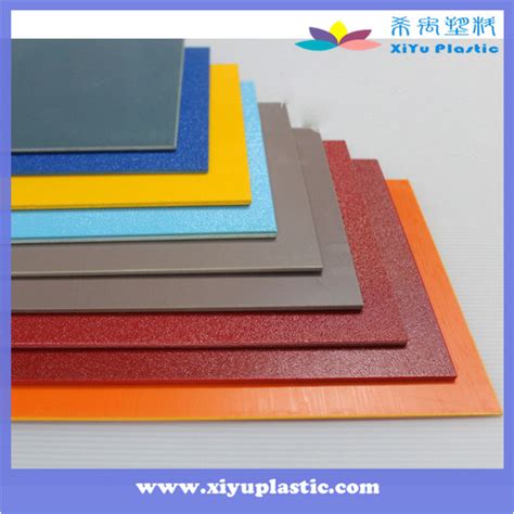 textured heat resistant rigid colored  abs plastic sheets abs
