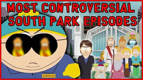 controversial south park episodes cartoon retrospective youtube