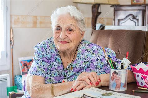elderly person stock image  science photo library