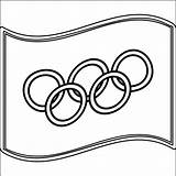 Olympic Flag Olympics Rings Coloringhome Google sketch template