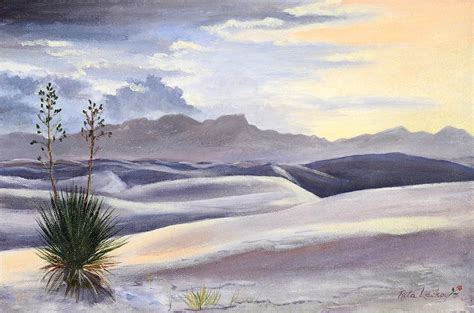 White Sands Painting By Rita Lackey Fine Art America