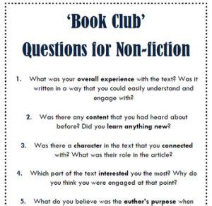 printable book club questions   kind  discussion kitty baby