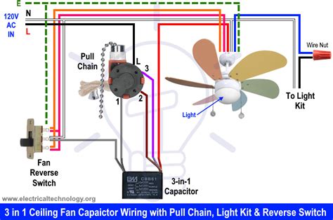 speed ceiling fan switch wiring