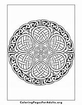 Celtic Coloring Pages Adults Getdrawings Heart sketch template