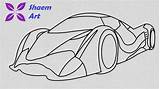 Devel Sixteen Car Draw Hypercar Sketch sketch template