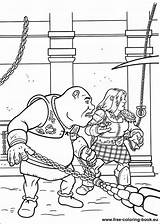 Shrek Coloring Pages Forever After Printable Book Coloriage Online Cartoon sketch template