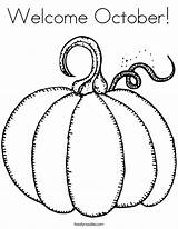 Pumpkin Coloring Printable Pages October Kids Color Pumpkins Template Print Halloween Arts Clipart Welcome Objects Cloud Blank Drawings Cliparts Library sketch template