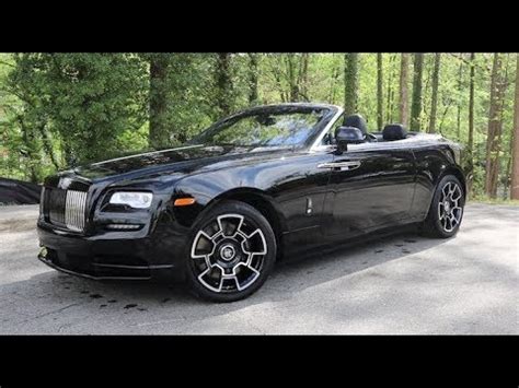 rolls royce dawn black badge technical review youtube