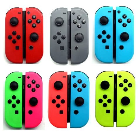 official nintendo switch joy  controller pair multiple colours