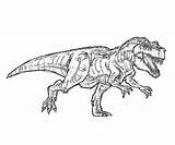 Jurassic Dominus sketch template