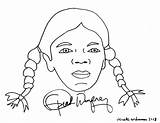 Oprah Winfrey Template sketch template