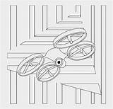 Coloring Drone Pages Unmanned Aerial Vehicle Book Jing Fm sketch template