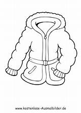 Anorak Kleidung Jacken Bekleidung Malvorlagen sketch template